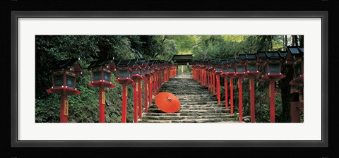 Framed Kibune Shrine Kyoto Japan Print