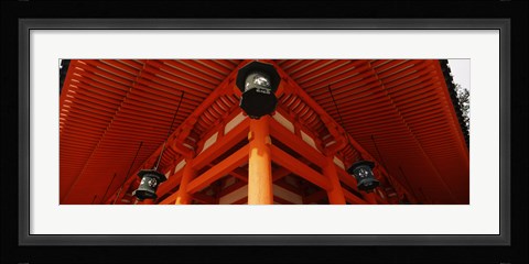 Framed Heian Jingu Shrine, Kyoto, Kyoto Prefecture, Kinki Region, Honshu, Japan Print