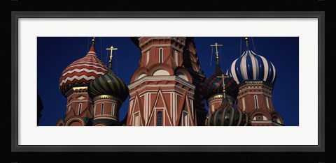 Framed Low angle view of a church, St. Basil's Cathedral, Red Square, Moscow, Russia Print