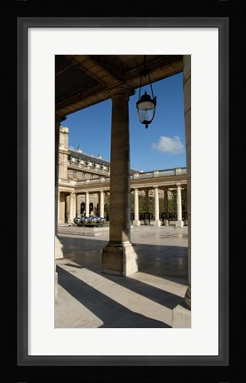 Framed Columns in a palace, Palais Royal, Paris, France Print