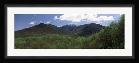 Framed Clouds over mountains, Great Smoky Mountains National Park, Tennessee, USA Print