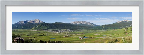 Framed Crested Butte, Gunnison County, Colorado Print