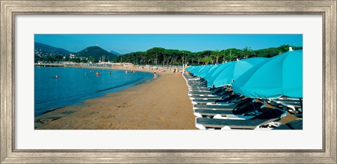 Framed French Riviera, Provence-Alpes-Cote d&#39;Azur, France Print