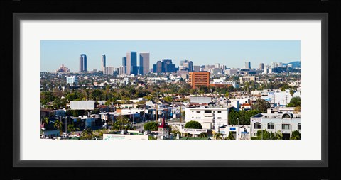 Framed Century City, Beverly Hills, Wilshire Corridor, Los Angeles, California, USA Print