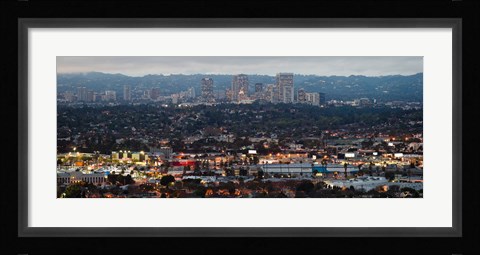 Framed Century City, Culver City, Los Angeles County, California Print