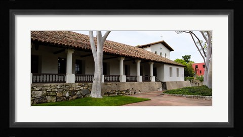Framed Church, Mission San Luis Obispo, San Luis Obispo County, California, USA Print