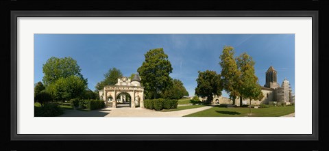 Framed Renaissance Gate, Church of Notre Dame, Surgeres, Charente-Maritime, Poitou-Charentes, France Print
