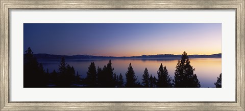 Framed Lake Tahoe, California Print
