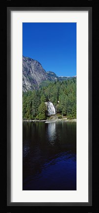 Framed Chatterbox Falls at Princess Louisa Inlet, British Columbia, Canada (vertical) Print
