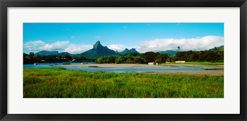 Framed Tamarin Bay, Mauritius island, Mauritius Print