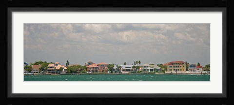 Framed View toward Cabbage Key from St. Petersburg in Tampa Bay Area, Tampa Bay, Florida, USA Print
