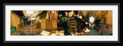 Framed 360 degree view of the Old City, Jerusalem, Israel Print