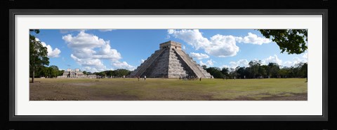 Framed Kukulkan Pyramid, Yucatan, Mexico Print