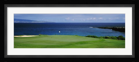 Framed Kapalua Golf Course, Maui, Hawaii Print