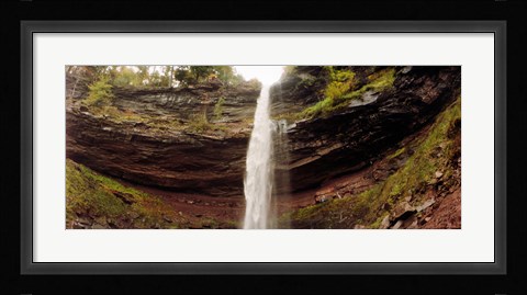 Framed Water falling from rocks, Kaaterskill Falls, Catskill Mountains, New York State Print