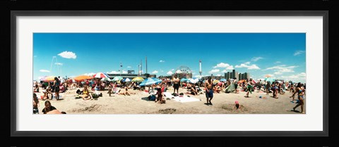 Framed Performers at the Coney Island Mermaid Parade, Coney Island, Brooklyn, Manhattan, New York City, New York State, USA Print