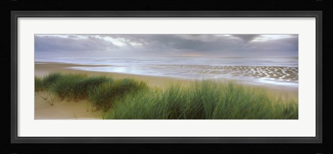 Framed Storm clouds over the sea, Newburgh Beach, Newburgh, Aberdeenshire, Scotland Print