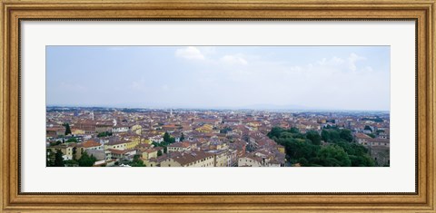 Framed Buildings in a city, Pisa, Tuscany, Italy Print