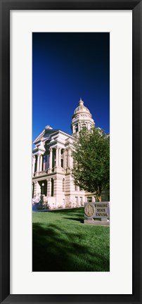Framed Wyoming State Capitol Building, Cheyenne, Wyoming, USA Print