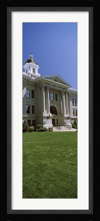 Framed Facade of a government building, Missoula County Courthouse, Missoula, Montana Print