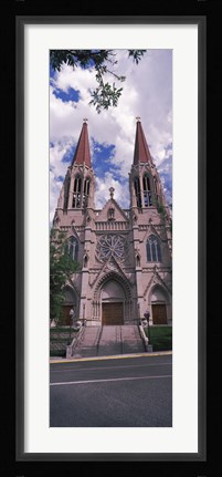 Framed Facade of the Cathedral of St. Helena, Helena, Montana, USA Print