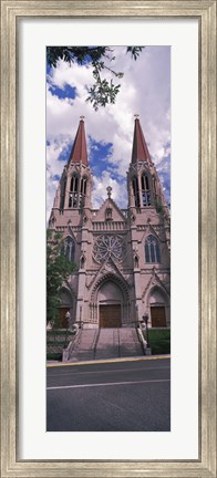 Framed Facade of the Cathedral of St. Helena, Helena, Montana, USA Print