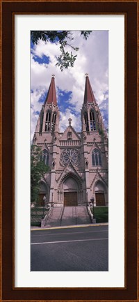 Framed Facade of the Cathedral of St. Helena, Helena, Montana, USA Print