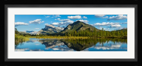 Framed Mount Rundle and Sulphur Mountain, Banff National Park, Alberta, Canada Print