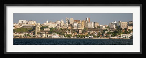 Framed City at the waterfront, Salvador, Bahia, Brazil Print