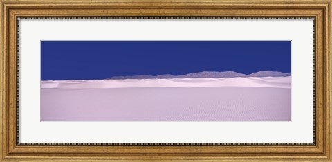 Framed White Sands National Monument in New Mexico Print