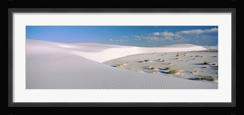 Framed Clouds Over the White Sands Desert Print
