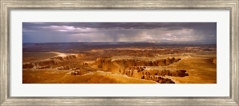 Framed Storm clouds over Canyonlands National Park, Utah Print