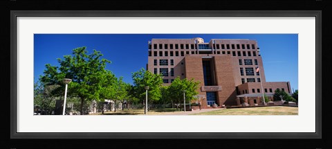 Framed Facade of a government building, Pete V.Domenici United States Courthouse, Albuquerque, New Mexico, USA Print