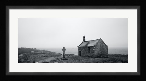 Framed St. Samson Chapel at Porspoder, Finistere, Brittany, France Print