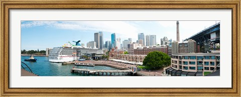 Framed Circular Quay, Sydney, New South Wales, Australia 2012 Print
