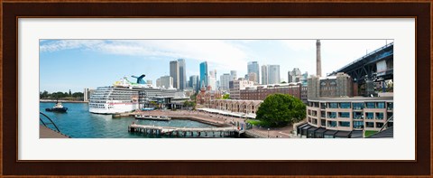 Framed Circular Quay, Sydney, New South Wales, Australia 2012 Print