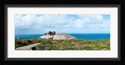 Framed Remarkable rocks on the coast, Flinders Chase National Park, Kangaroo Island, South Australia, Australia Print