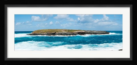 Framed Small island in the sea, Flinders Chase National Park, Kangaroo Island, South Australia, Australia Print