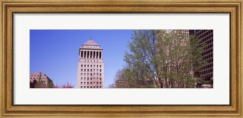 Framed Low angle view of a government building, Civil Courts Building, St. Louis, Missouri, USA Print