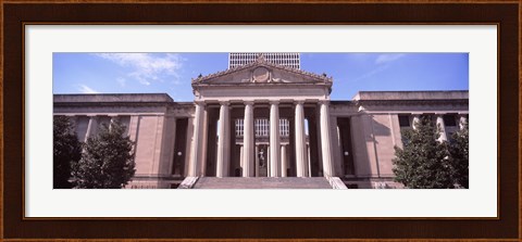 Framed Facade of the War Memorial Auditorium, Nashville, Tennessee Print