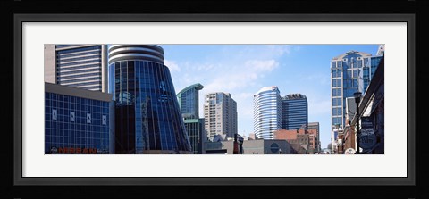Framed Downtown skylines of Nashville, Tennessee, USA 2013 Print