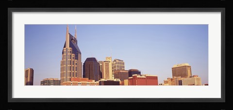 Framed Nashville skyline, Tennessee Print