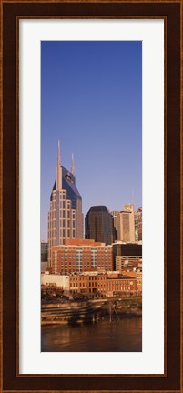 Framed Buildings in a city, BellSouth Building, Nashville, Tennessee, USA Print