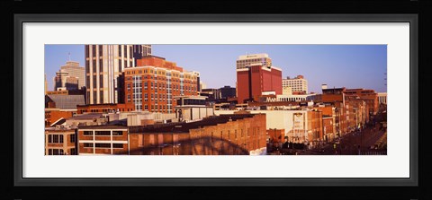 Framed Buildings in a downtown district, Nashville, Tennessee Print