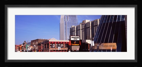 Framed Downtown district of Nashville, Tennessee Print