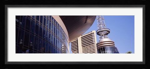 Framed Low angle view of Bridgestone Arena, Nashville, Tennessee, USA Print