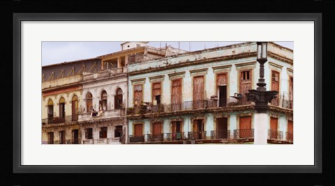 Framed Low angle view of buildings, Havana, Cuba Print