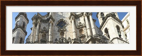 Framed Facade of a cathedral, Havana, Cuba Print