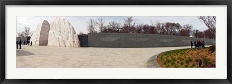 Framed Martin Luther King Jr. Memorial at West Potomac Park, The Mall, Washington DC, USA Print