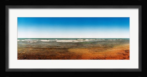 Framed Atlantic coast, Salvador, Bahia, Brazil Print